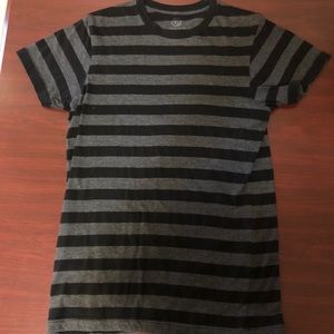 Black and Gray Striped Shirt